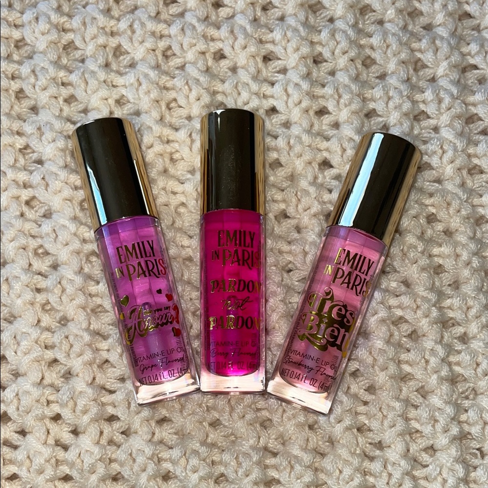 Emily in Paris Lip Oil Trio